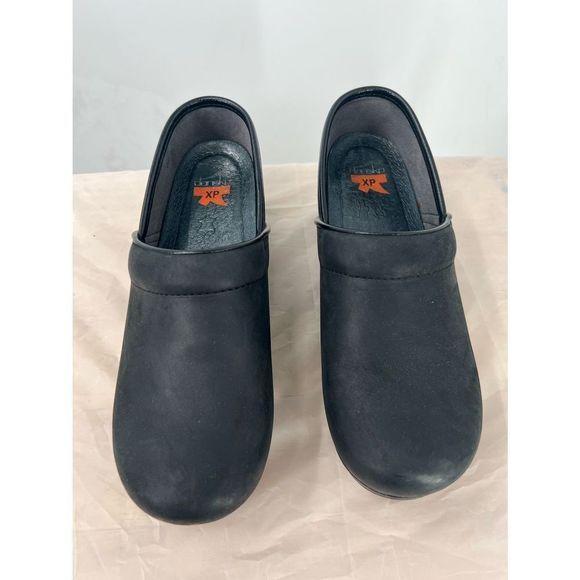 Dansko Women XP 2.0 Black Nubuck Clogs Size 39 EU 8 US - Picture 4 of 6